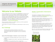 Tablet Screenshot of netgreendevelopments.com